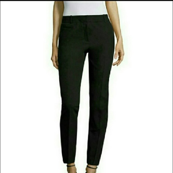 Worthington Pants - NWOT Worthington modern fit flat front ankle pants sz 4 black trousers career